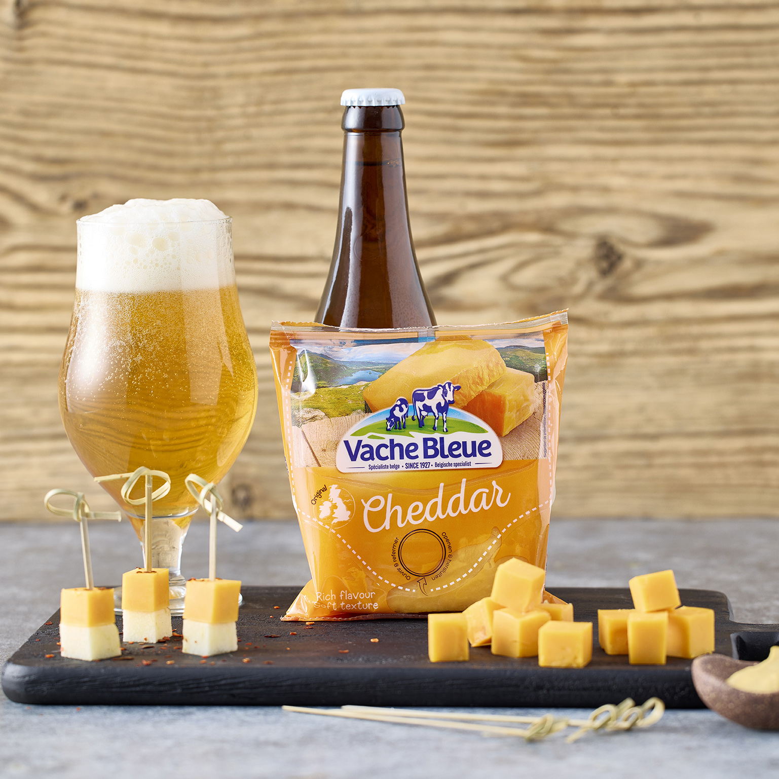 Packshot Cheddar bloc