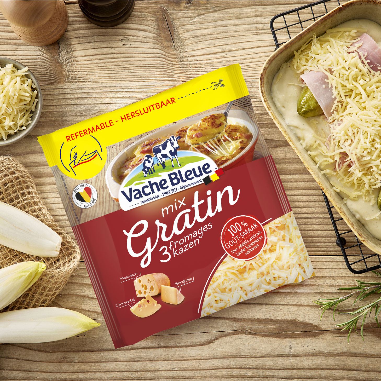Packshot Mix Gratin