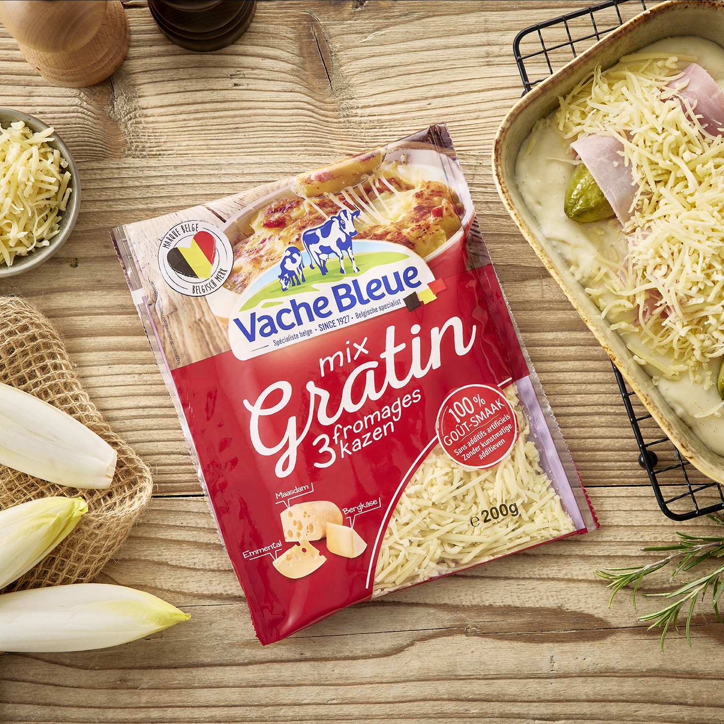 Packshot Mix Gratin