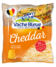 Produit utilisé dans la recette: Geraspte Cheddar