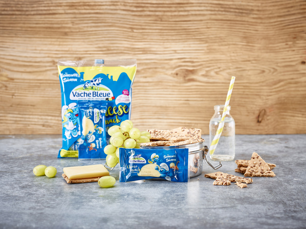 Packshot Cheese Snack les Schtroumpfs
