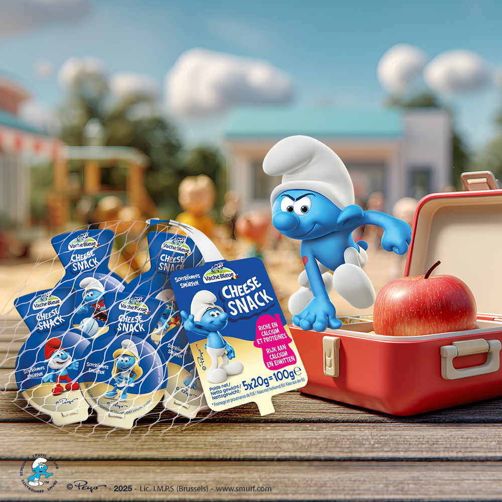 Packshot Cheese Snack les Schtroumpfs