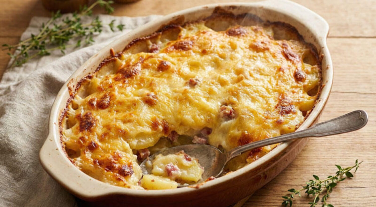 De Heerlijke en Eenvoudige Gratin (Aardappelen & Spekblokjes)