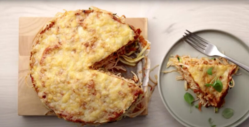 Tarte de spaghettis