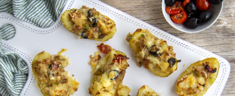 Tuna melt patatoskin