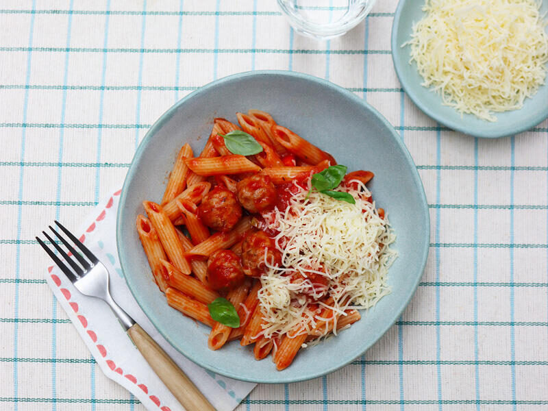 Pasta met balletjes – speciaal voor kids!