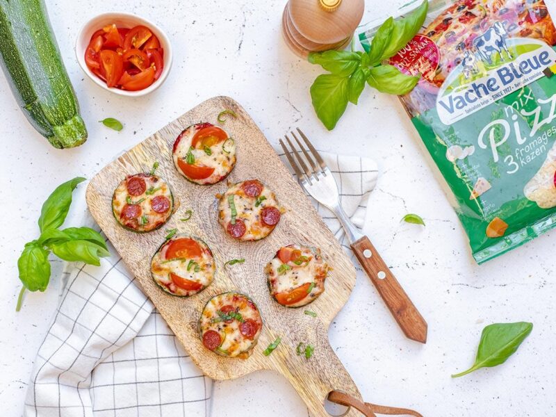 Courgette mini pizza’s
