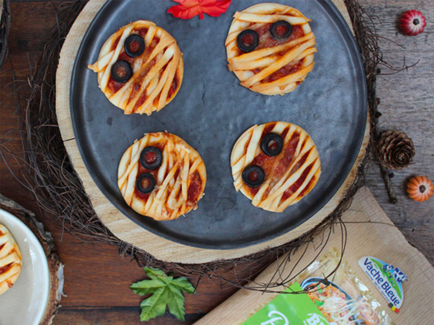 Griezelige mini pizza’s