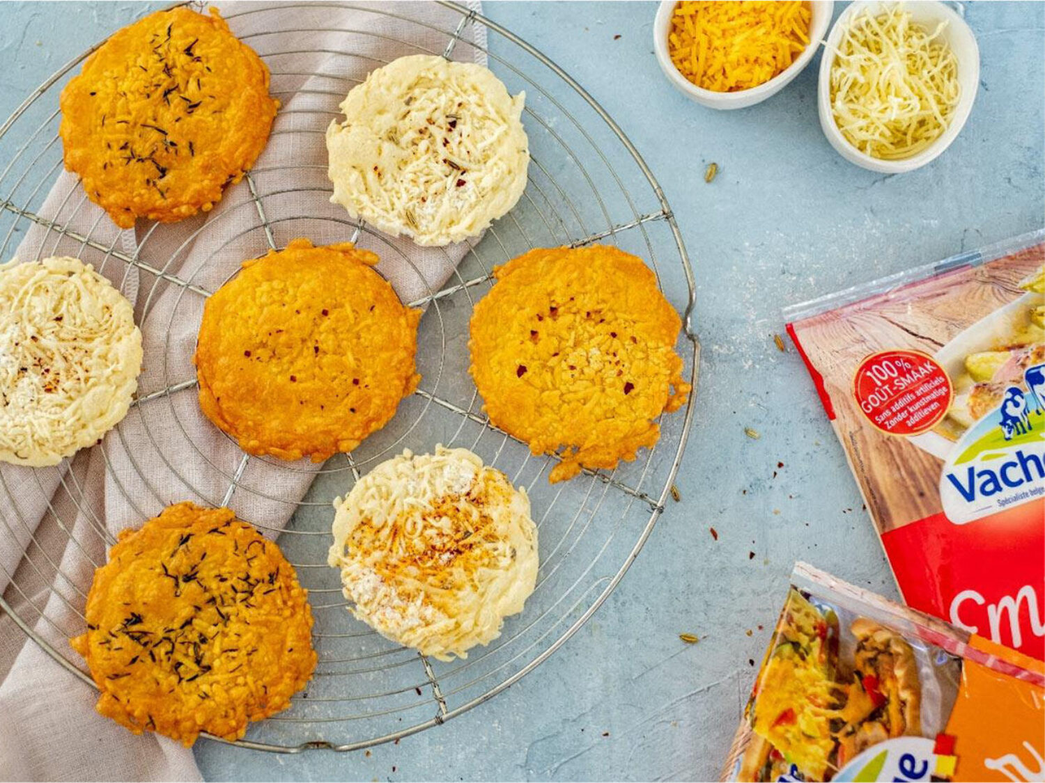 Biscuits aux deux fromages
