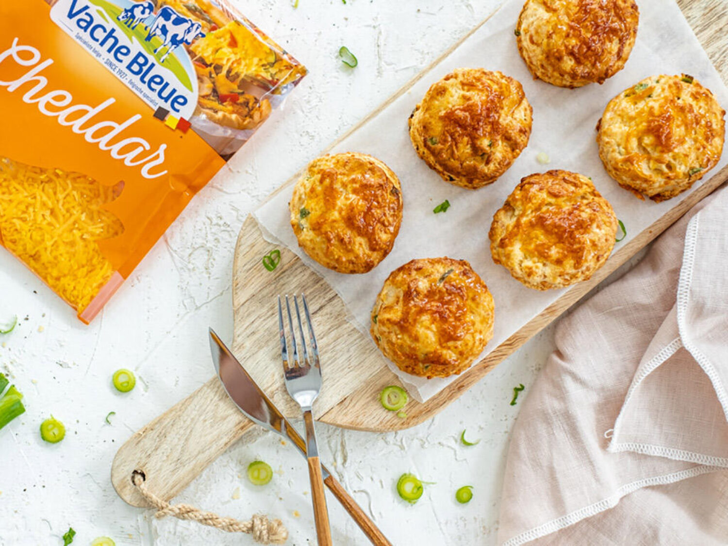 Petits pains au cheddar